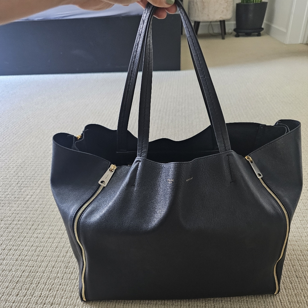 Authentic Celine Gusset tote bag